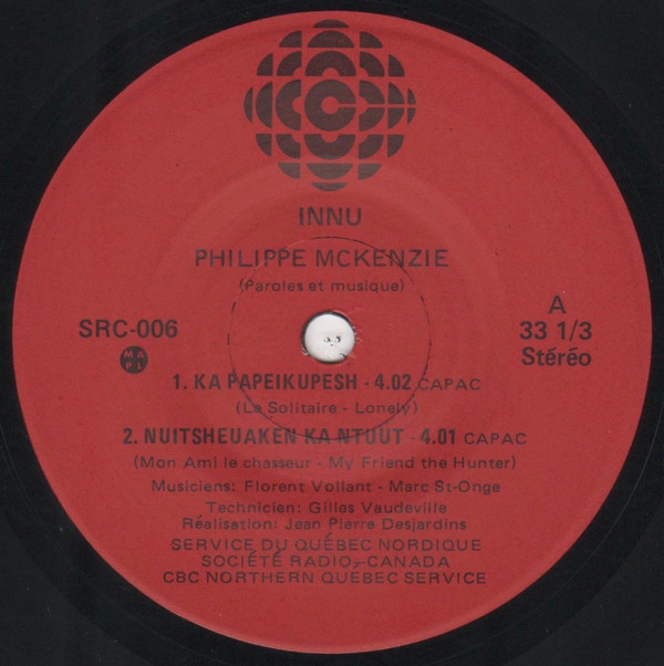 télécharger l'album Philippe McKenzie - Innu
