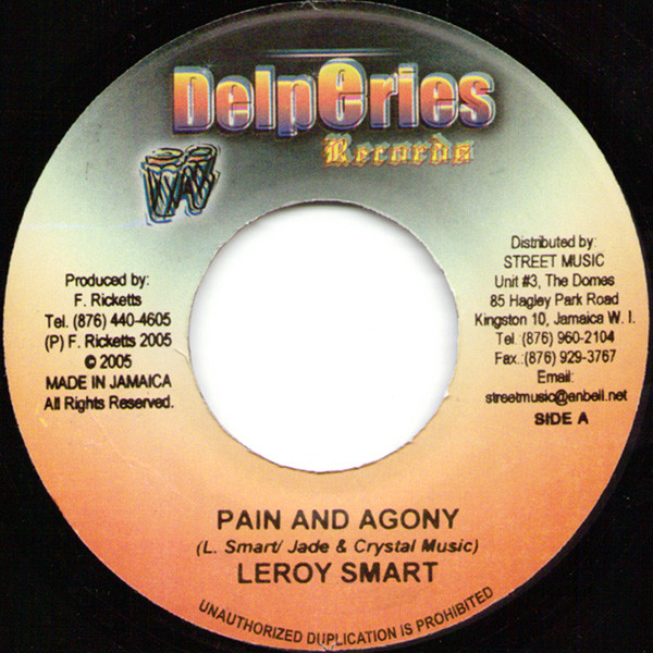 lataa albumi Leroy Smart - Pain And Agony