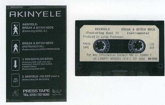 Akinyele – Break A Bitch Neck (1995, Vinyl) - Discogs