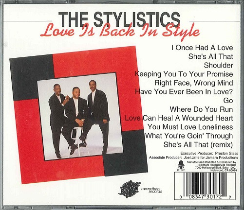 lataa albumi The Stylistics - Love Is Back In Style
