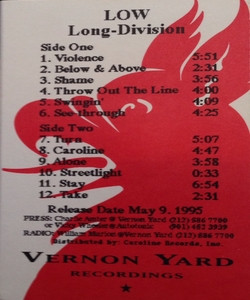 Low – Long Division (1995, Cassette) - Discogs