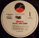 Cover of Alive, She Cried, 1983, Vinyl