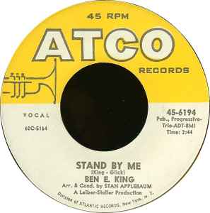 Ben E. King – Stand By Me (1961, Vinyl) - Discogs