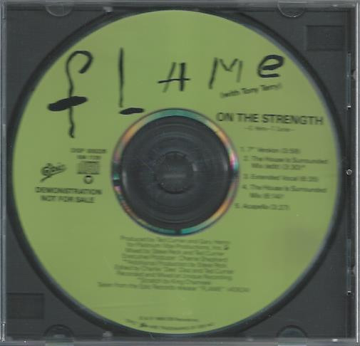 Flame With Tony Terry – On The Strength (1989, Vinyl) - Discogs