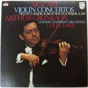 Mozart, Arthur Grumiaux, London Symphony Orchestra, Colin Davis