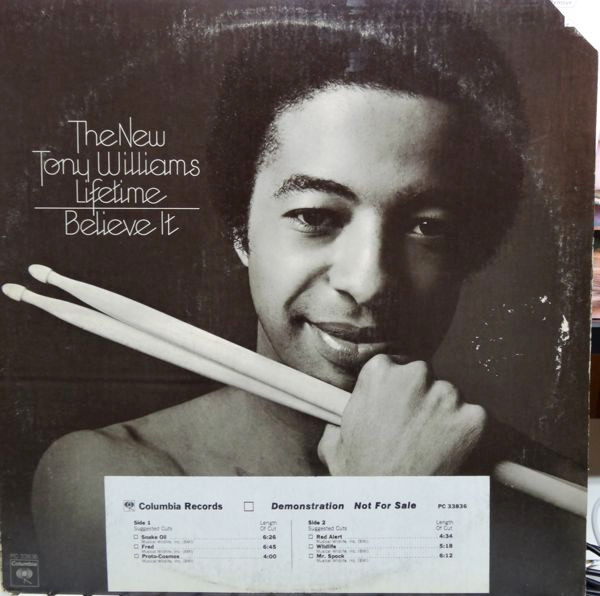 The New Tony Williams Lifetime – Believe It (1975, Vinyl) - Discogs