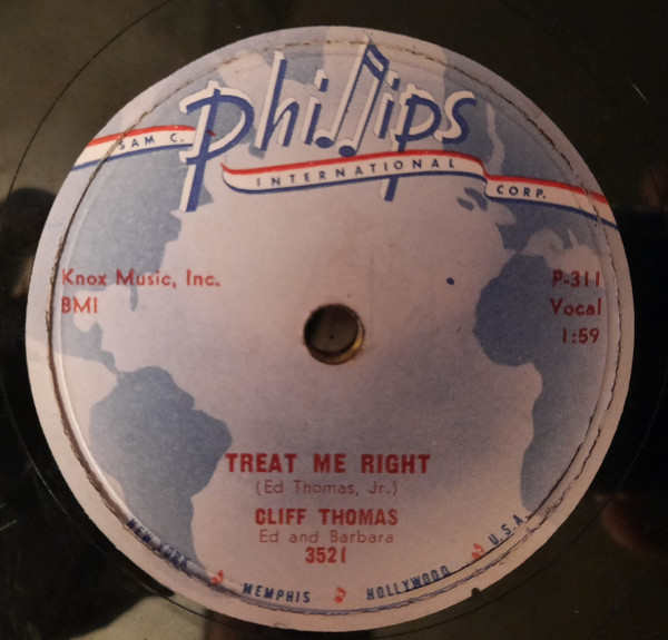 ladda ner album Cliff Thomas , Ed And Barbara - Treat Me Right Im On My Way Home