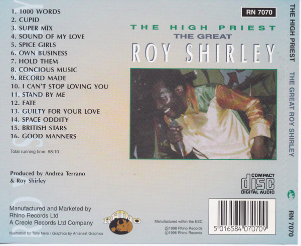 baixar álbum Roy Shirley - The High Priest