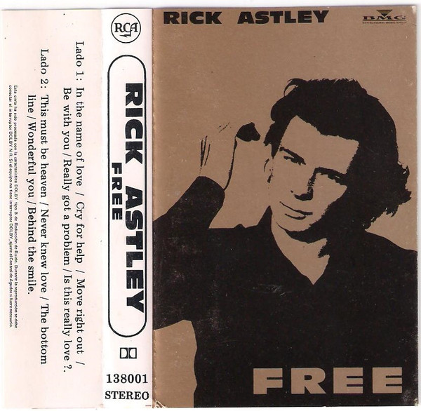Rick Astley – Free (1991, Cassette) - Discogs