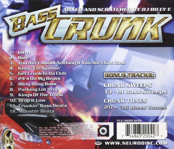 ladda ner album DJ Billy E - Bass Crunk