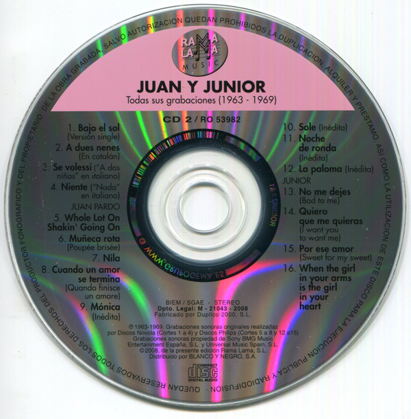 Album herunterladen Juan & Junior - Todas Sus Grabaciones 1963 1969