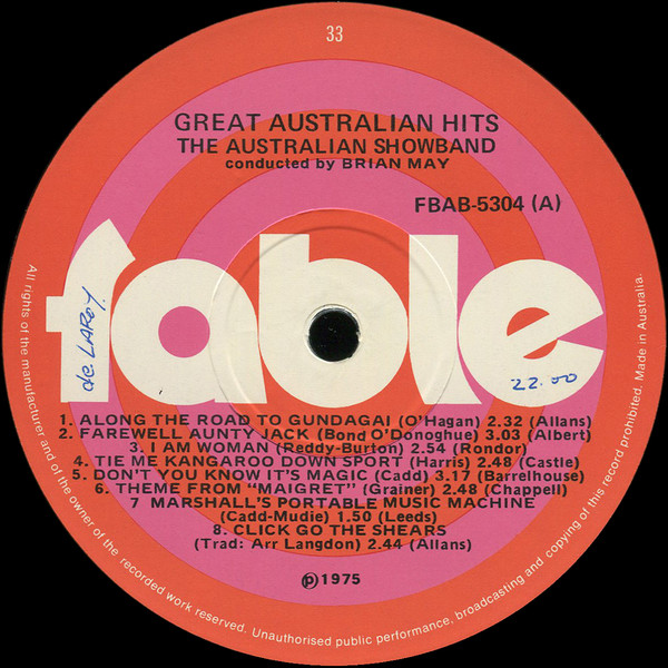 descargar álbum The Australian Showband - Great Australian Hits