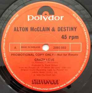 Alton McClain & Destiny - Crazy Love album cover