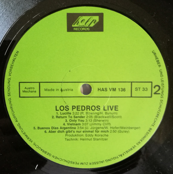 descargar álbum Los Pedros - Los Pedros Live