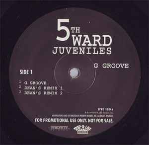 5th Ward Juvenilez - G Groove (Remixes) album cover
