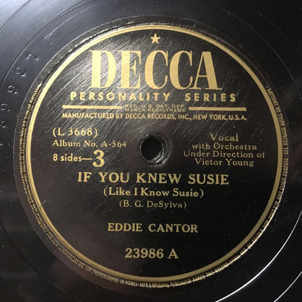 télécharger l'album Eddie Cantor - Songs He Made Famous