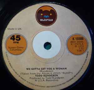 Todd Rundgren - We Gotta Get You A Woman album cover