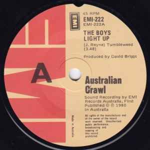 Australian Crawl - The Boys Light Up album cover