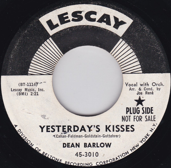 baixar álbum Dean Barlow - Yesterdays Kisses The Night Before Last