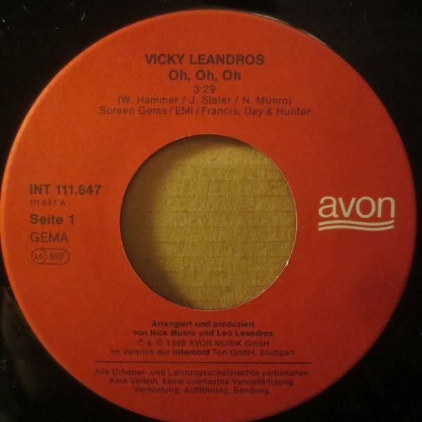 descargar álbum Vicky Leandros - Oh Oh Oh