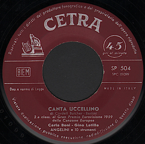 télécharger l'album Carla Boni Carla Boni E Gino Latilla - Un Poco Canta Uccellino