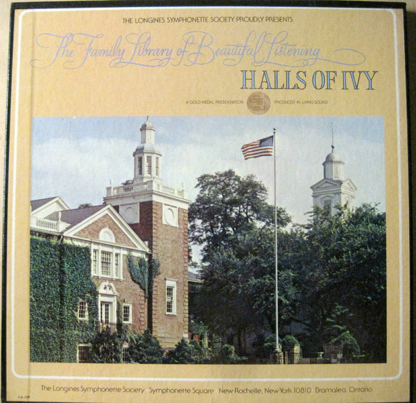 The Longines Symphonette Society Halls Of Ivy 1973 Vinyl