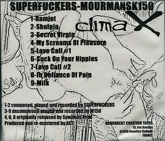 lataa albumi Superfuckers Mourmansk150 - Climax