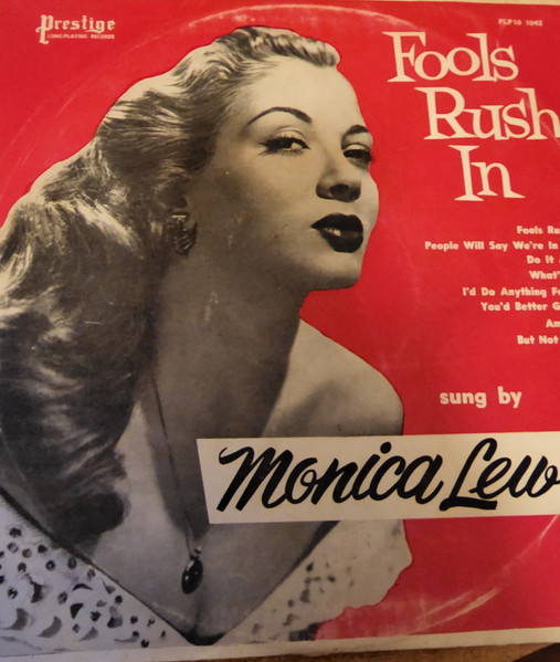 Monica Lewis – Fools Rush In (1955, Vinyl) - Discogs