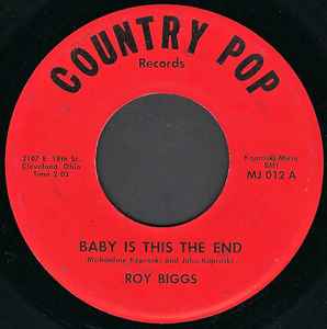 Roy Biggs - Baby Is This The End album cover