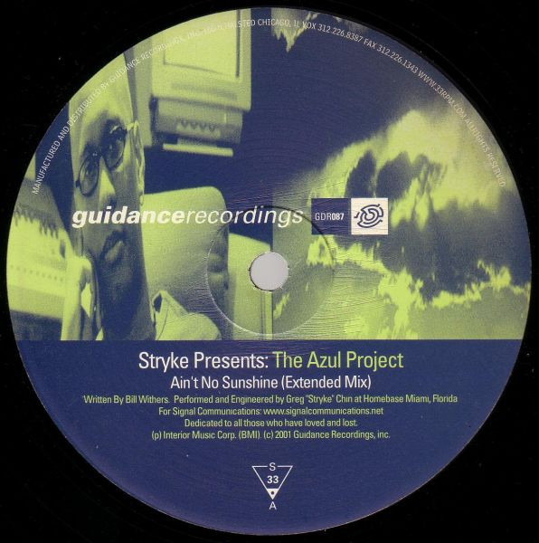 Stryke Presents: The Azul Project - Ain't No Sunshine | Guidance Recordings (GDR087)