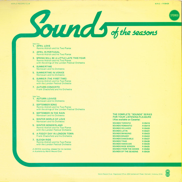 descargar álbum Various - Sounds Of The Seasons
