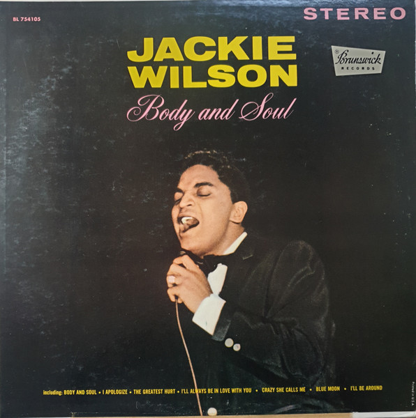 Jackie Wilson – Body And Soul (1962, Pinckneyville Pressing, Vinyl