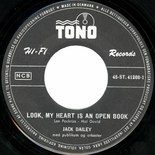 ladda ner album Jack Dailey - Look My Heart Is An Open Book The Funny Saints