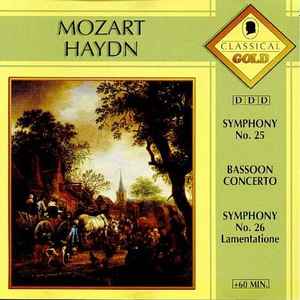 Wolfgang Amadeus Mozart - Symphony No. 25 / Bassoon Concerto / Symphony No. 26 Lamentatione album cover