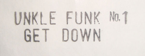 lataa albumi Unkle Funk No1 - Get Down