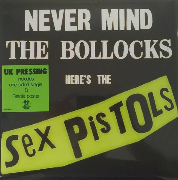 Sex Pistols Never Mind The Bollocks Heres The Sex Pistols 2021 White And Clear Vinyl Vinyl 