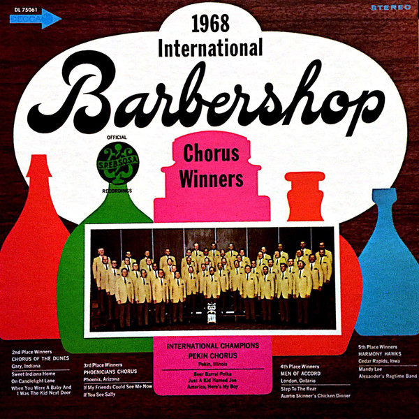 baixar álbum Various - 1968 International Barbershop Chorus Winners