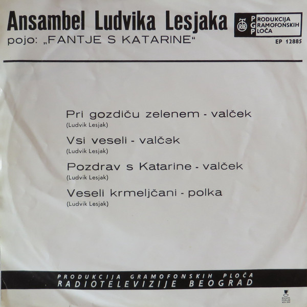 baixar álbum Ansambel Ludvika Lesjaka, Fantje S Katarine - Ans L Lesjaka