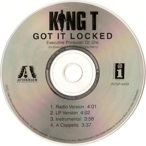 King T – Got It Locked (1998, CD) - Discogs