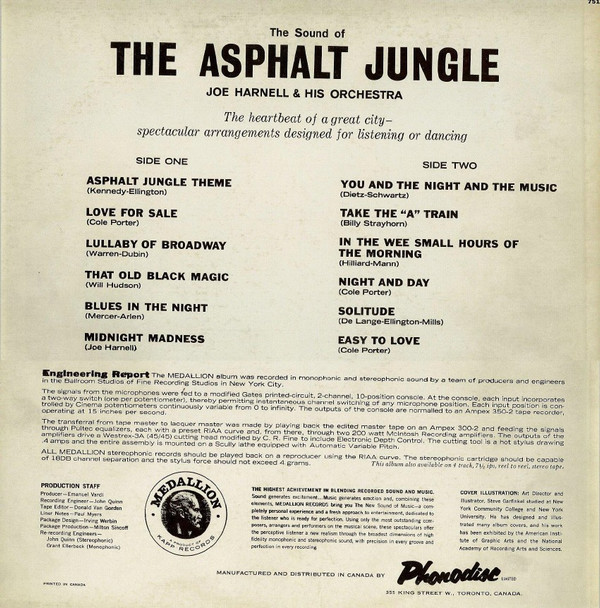 ladda ner album Joe Harnell & His Orchestra - The Sound Of The Asphalt Jungle