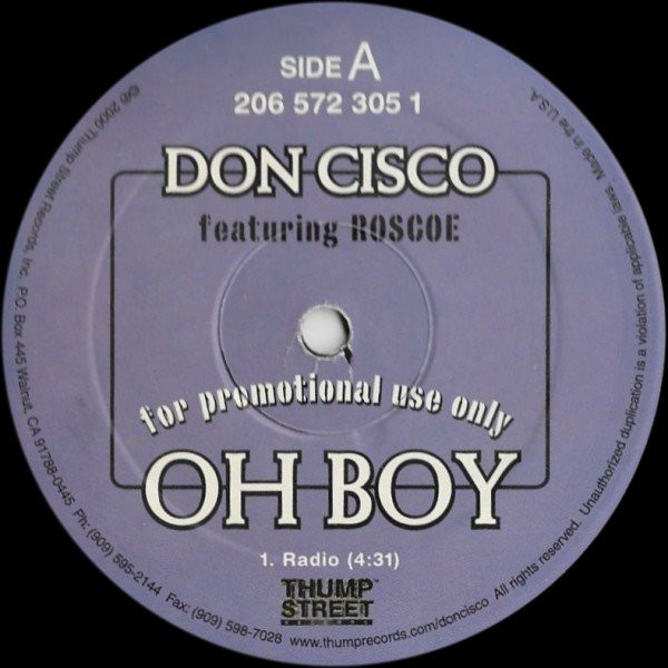 Album herunterladen Don Cisco - Oh Boy