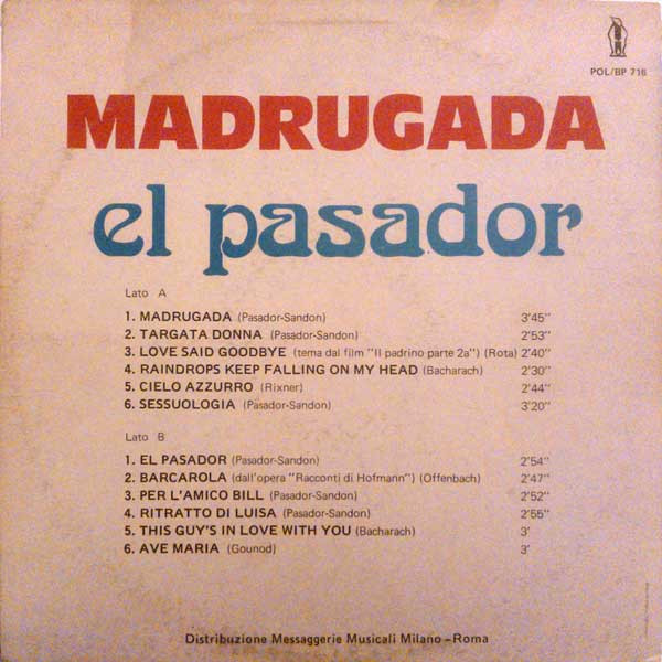 ladda ner album El Pasador - Madrugada