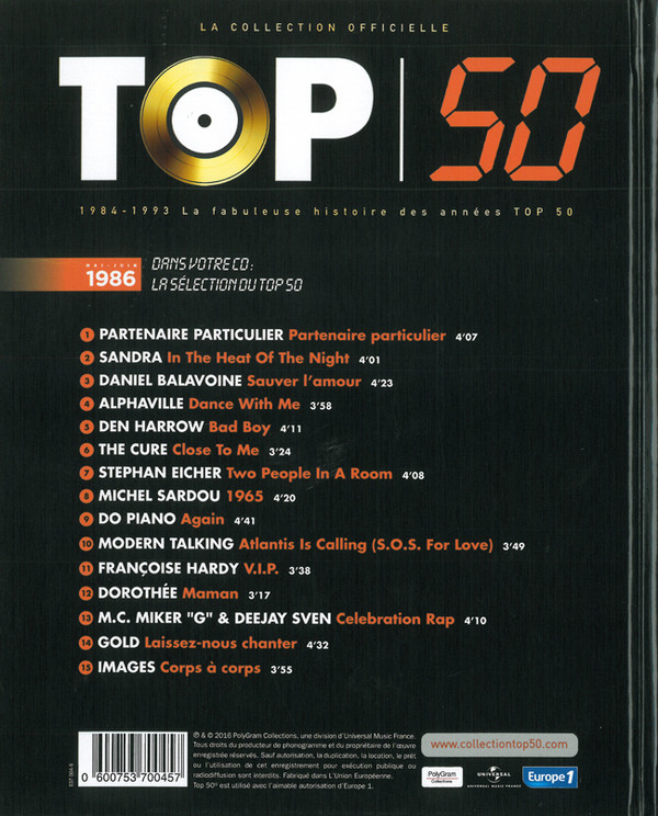 baixar álbum Various - La Collection Officielle Top 50 Mai Juin 1986