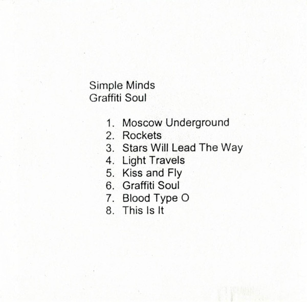 Simple Minds: Recording Graffiti Soul