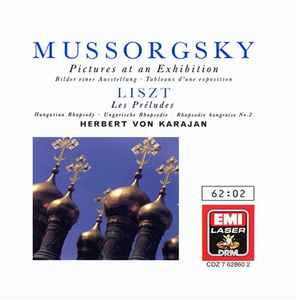 Modest Mussorgsky - Pictures At An Exhibition | Les Préludes, Hungarian Rhapsody No. 2 album cover