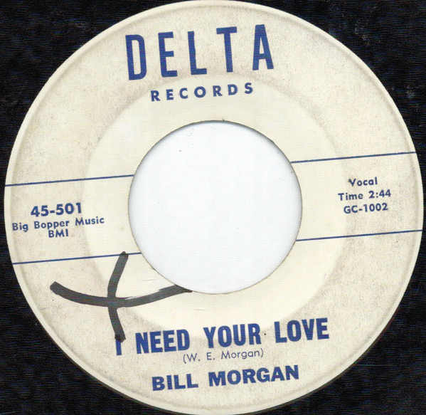 Album herunterladen Bill Morgan - My Life I Need Your Love
