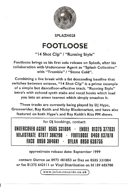 baixar álbum Footloose - 14 Shot Clip Running Style