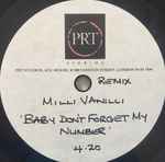 Cover of Baby Don't Forget My Number, 1988, Acetate