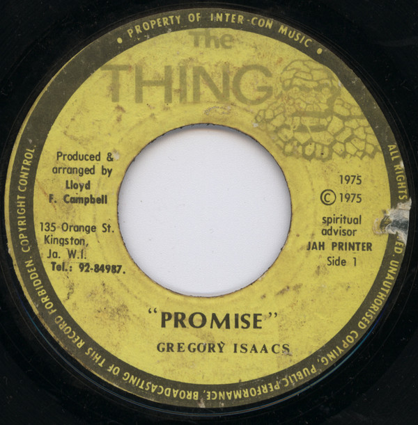 ladda ner album Gregory Isaacs - Promise