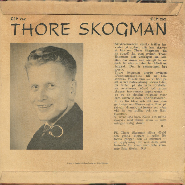 descargar álbum Thore Skogman - Guld Och Gröna Skogar